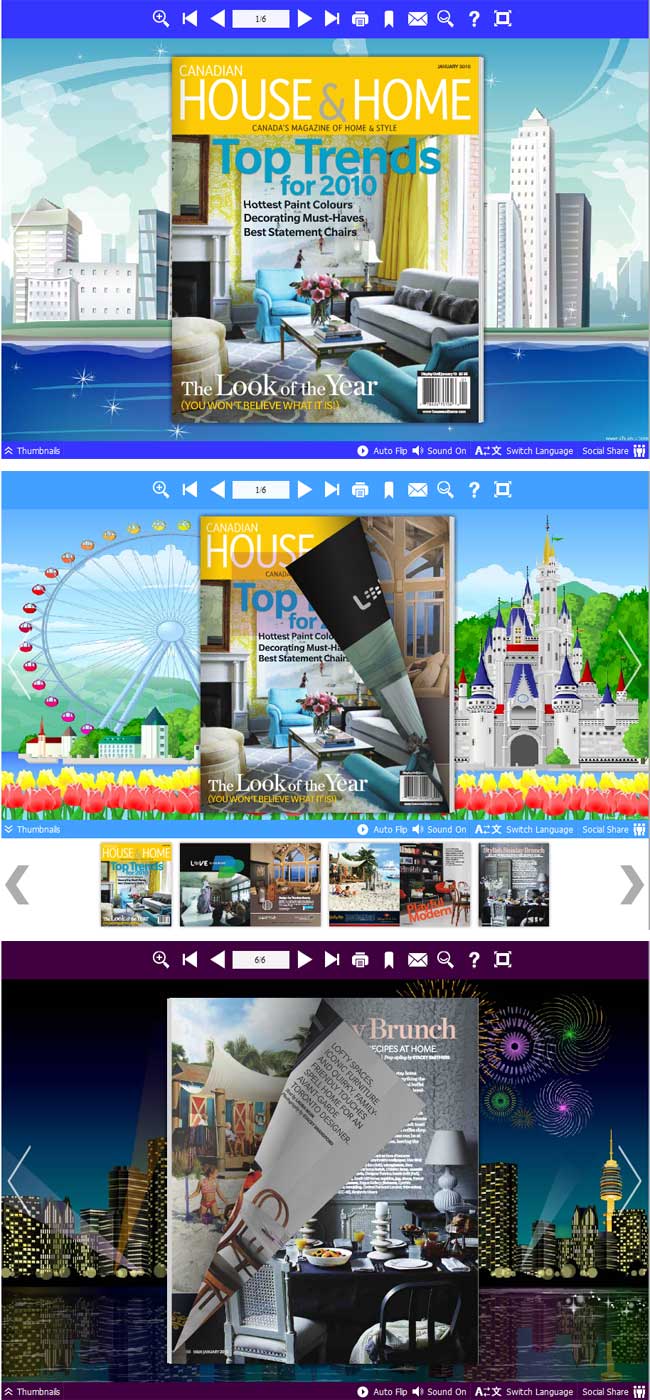 Flipbook_Themes_Package_Neat_City screenshot