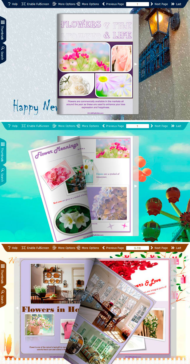 Flip_Themes_Package_Spread_New_Year screenshot