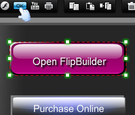 flippdf interactive flash button