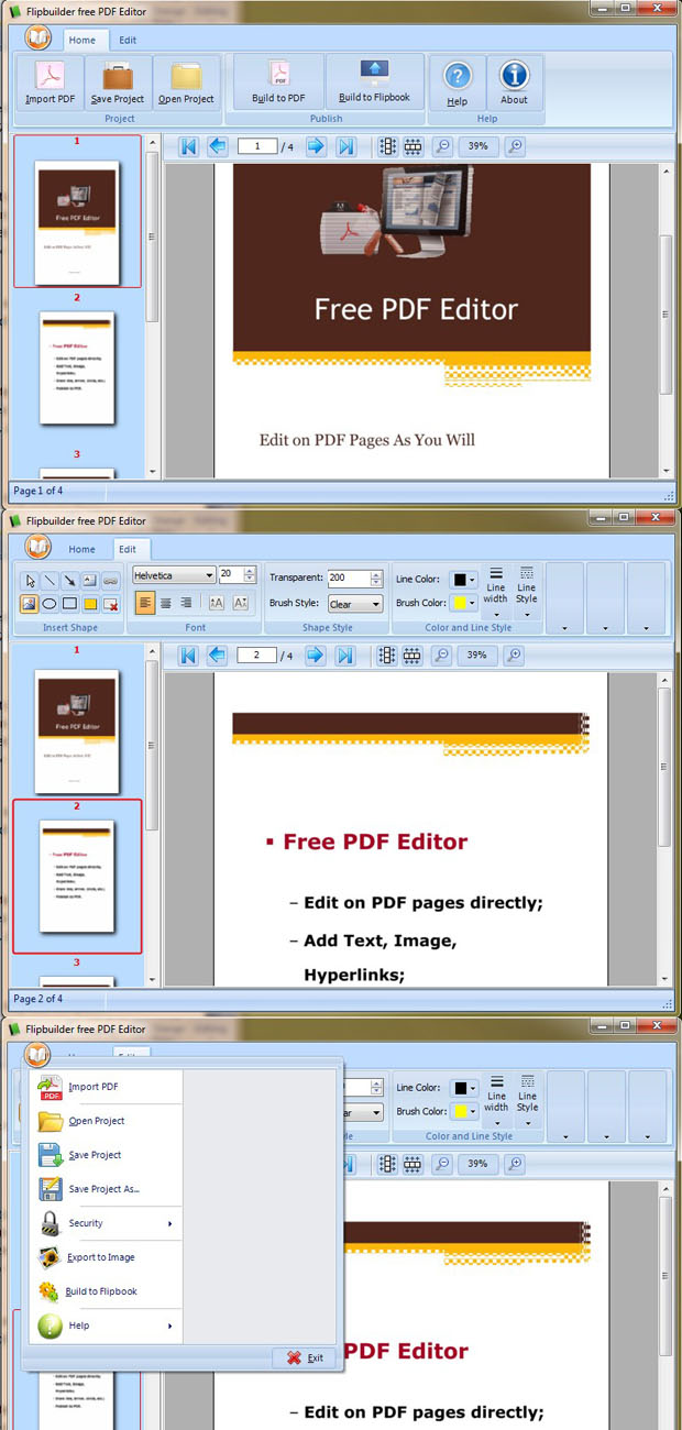 easy use pdf editor
